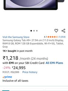 Samsung A9+ 5G | 11" | Warranty 2026