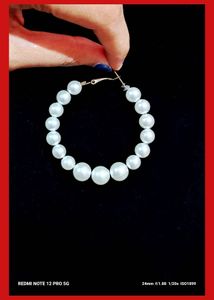 Pearl Hoop Earrings