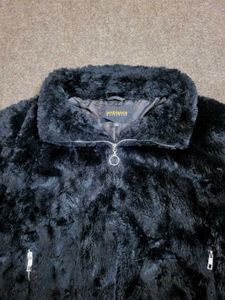 Fuzzy Black Jacket Unisex