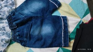 Partywear Top N Denim Shorts For 499/-