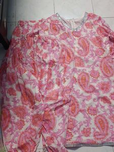 Paisley Print Kurta Set
