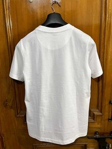 H&amp;M WHITE SLIM FIT COTTON TSHIRT (MEDIUM)