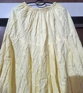 Yellow Ethnic Skirt
