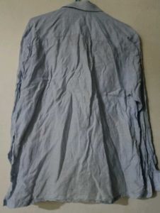 Men's Blue Long Sleeve Shirt