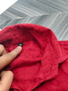 Red Casual Shirt