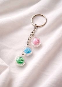 Cute Colorful Ball Keychain