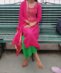 Pink Embroidered Salwar Kameez