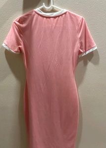 Pink T-Shirt Dress