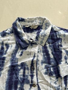 Tie-Dye Button-Down Shirt