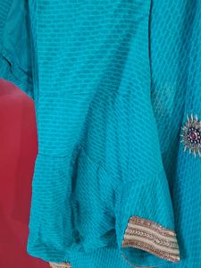 Women Sea green Saree