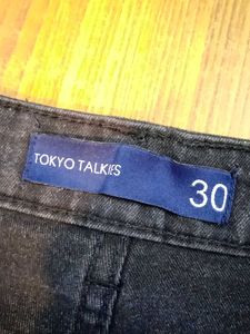 Tokyo Talkies Flared Jeans | Basics Black