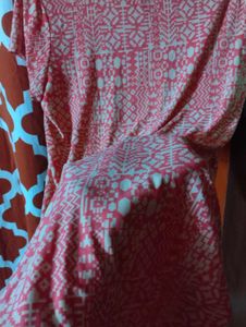 Patterned Casual Dress