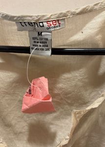 Vintage Lace Trim Corset Top