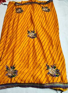 Saree with blouse - like new 💗