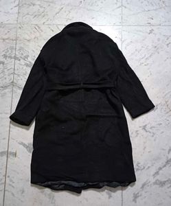 Black Long Western Trench Coat