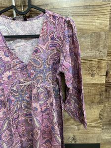 Pink Pattern Kurta