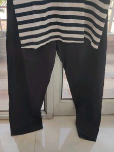 Striped night pajama Set