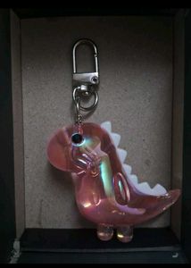 SAVANA Cute Pink Dinosaur Bag Charm