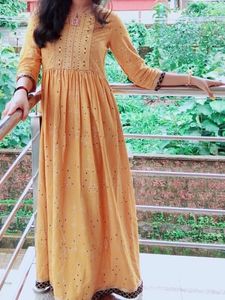 Gorgeous Mustard Kurti For Women💛