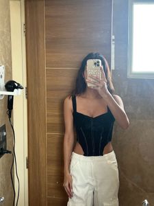 Zara black Corset Top