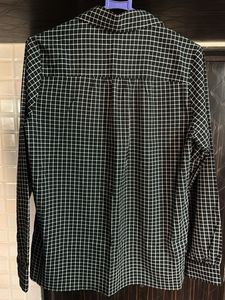 Checkered Button-Down Shirt
