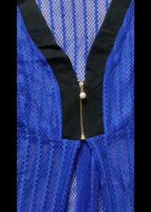 Beautiful Blue lace cape type top for women / girls