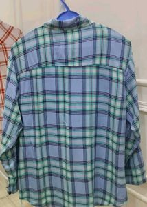 Blue Plaid Shirt