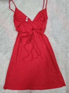 Red Summer Mini Dress