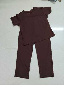 Brown T-shirt & Trouser Set