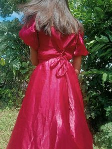 Aesthetic Princess 👑 Off-Shoulder Gown