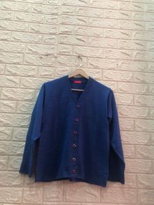 Navy Blue Knit Cardigan🌷