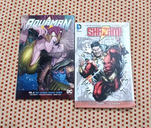 Aquaman & Shazam Comic Books