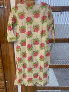 Floral Print Kurta