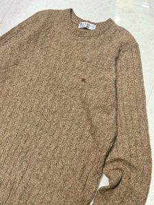 Burberry cable knit Brown Sweater