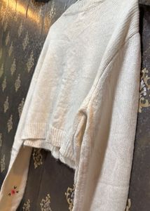 Floral Embroidered Cardigan