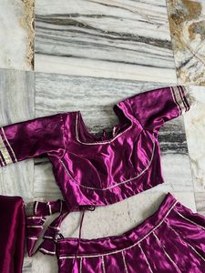 Maroon Lehenga Choli Set