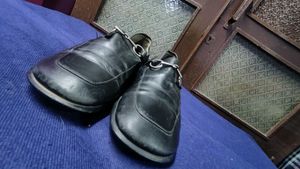 Black Leather Loafers