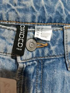 H&amp;M Blue straight fit Jeans