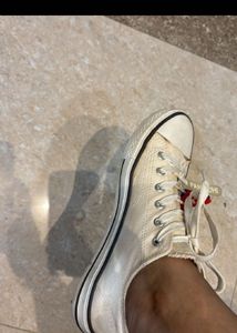 Kook N Keech Off White Converse Like Sneakers