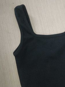 Black Corset Tank Top