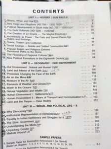 NCERT Class 7 S.St & Science Books.