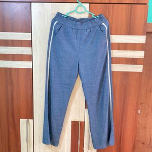 Blue Wide Leg Pants