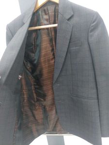 Checked Brown Suit