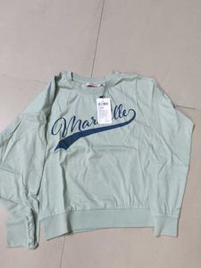 Ginger Printed Pullover Sweatshirt New With Tag
