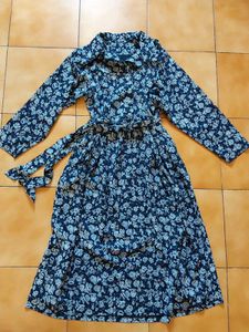 Floral Midi Shirt Dress