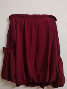Women Off Shoulder M Size Top .