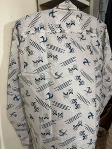 Patterned Casual Shirt Size L
