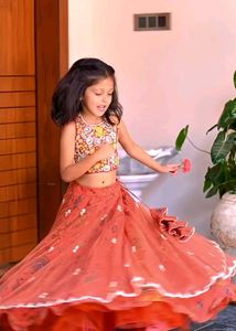 Girls Lehenga Choli Set