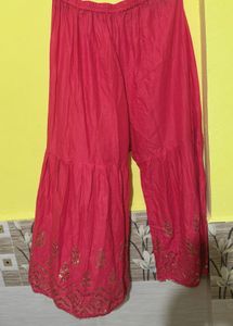 Elegant cremy pink drees set
