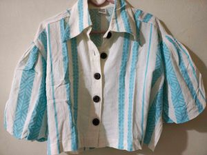 Veromoda Cotton Crop Shirt